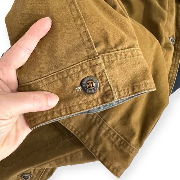 Vintage Dockers Levi's Khaki Barn Chore Workwear Coat Men's Size S - Picture 10 of 15